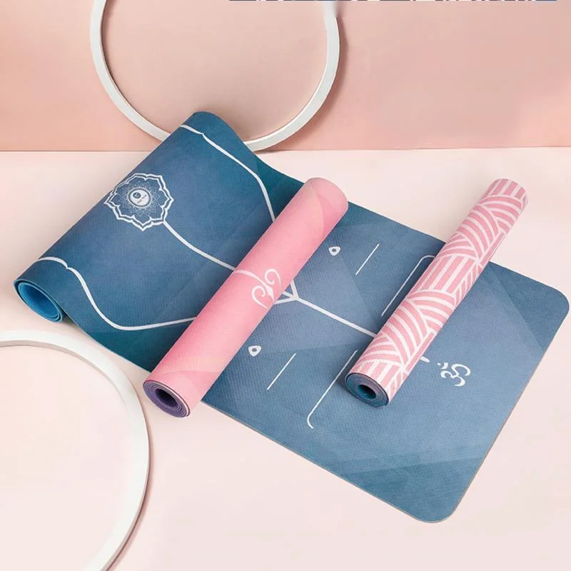 

Suede+TPE Foldable Portable Yoga Towel Blanket Non Slip Fitness Exercise Mat For pilates home gym travelBeginners 2mm
