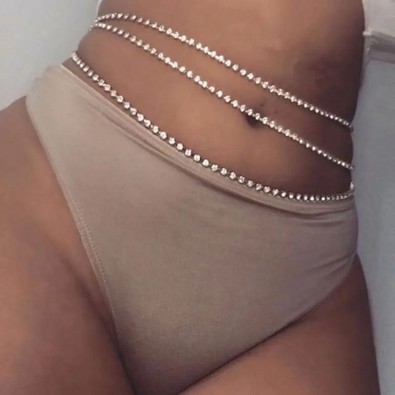 

Women Anklet Set Packaging Box body jewlery belt chain waist beads, Colorful