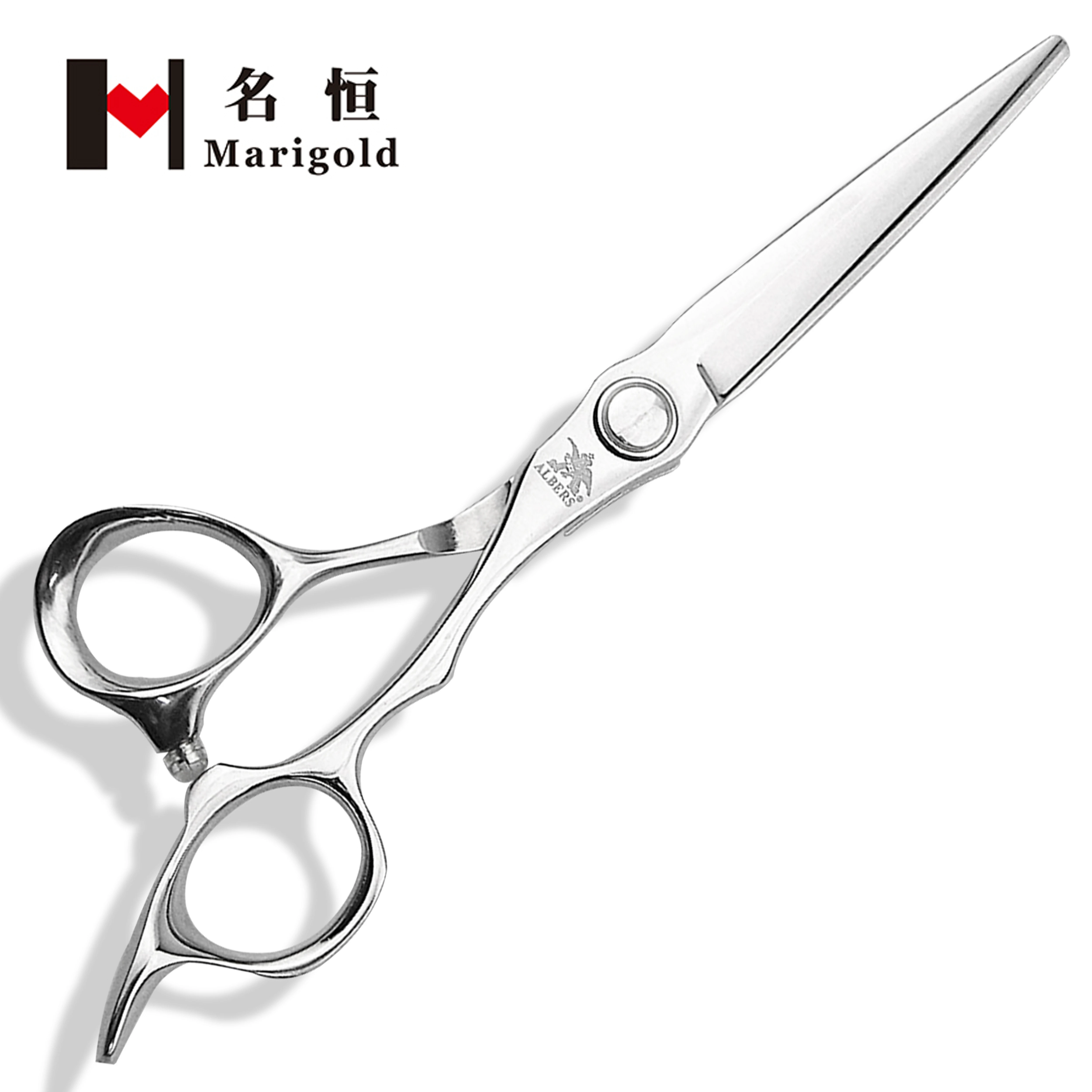 

2021 Barber shop professional hairdresser left hand hair japan steel cutting scissors, Silver