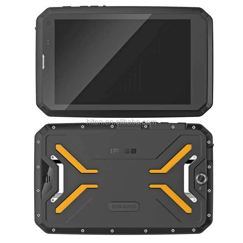 HiDON Cheapest 8" Android 9.0 Rugged Tablet PC Support NFC/UHF RFID/2D,1D Barcode scanner IP68 Waterproof Tablet