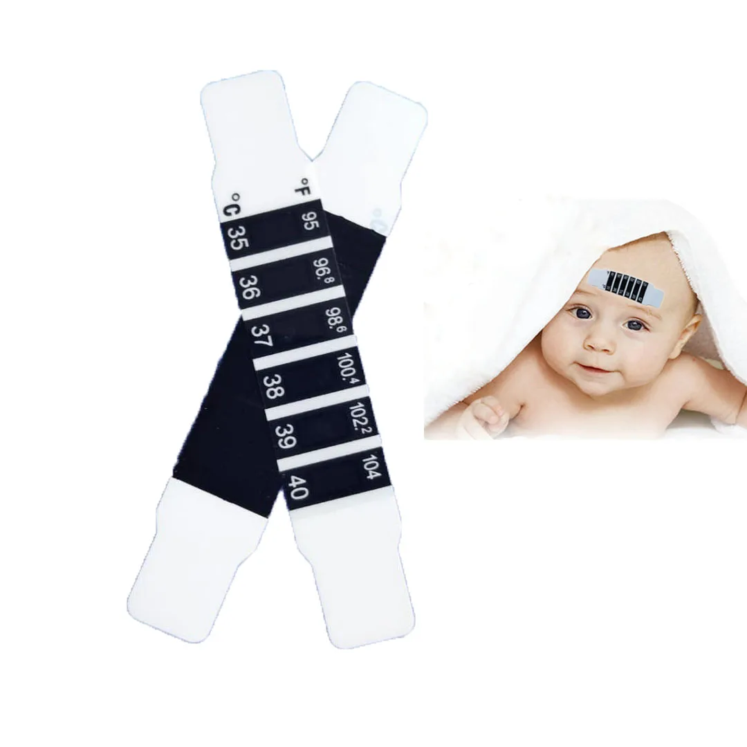 

Stock No Mercury 35-40C Infant Forehead Temperature Test Forehead Thermometer Strip