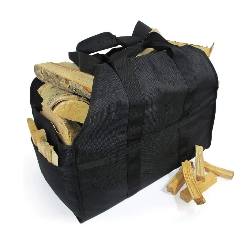 

Outdoor The Ultimate Log Carrier 2 Handles Big Firewood Storage Bag, Custom