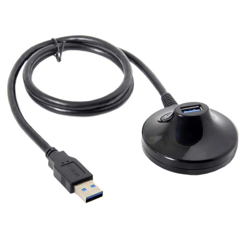 

1.5m Desktop USB 3.0 Type A Male to Female Extension Data Charge Cable with Stand Base Shielded