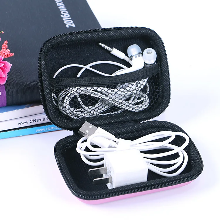 

EVA digital storage bag for earphone bag data cable storage box, Customized color