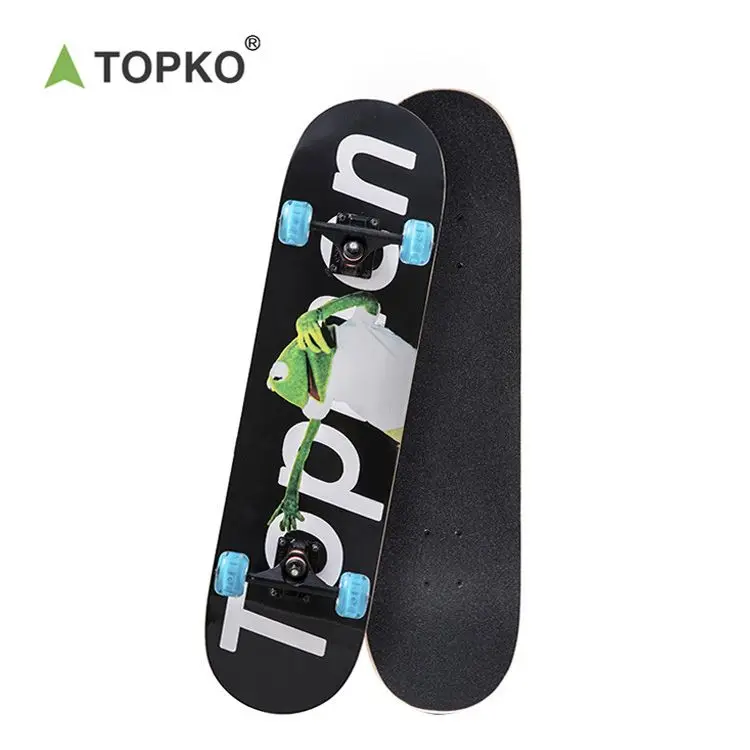 

TOPKO buy guangzhou outdoor fitness custom price beginner skateboard desk chin with wheels