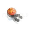 Push Button Switch Protective Precious Japanese gold leaf and pearl pink Stone Round Button Cover