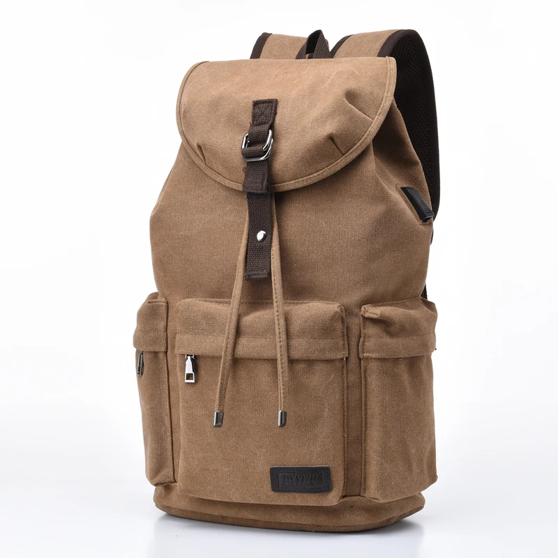 

2020 large capactity 50l canvas sports travel backpacks with many pockets