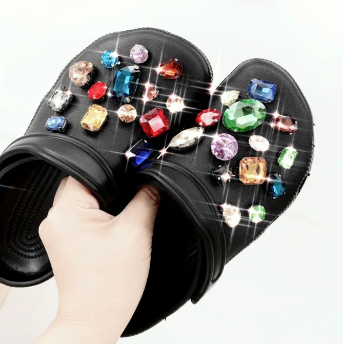 

Fashion Glass Rhinestone Shoes Accessories Upper Rhinestone Shoes