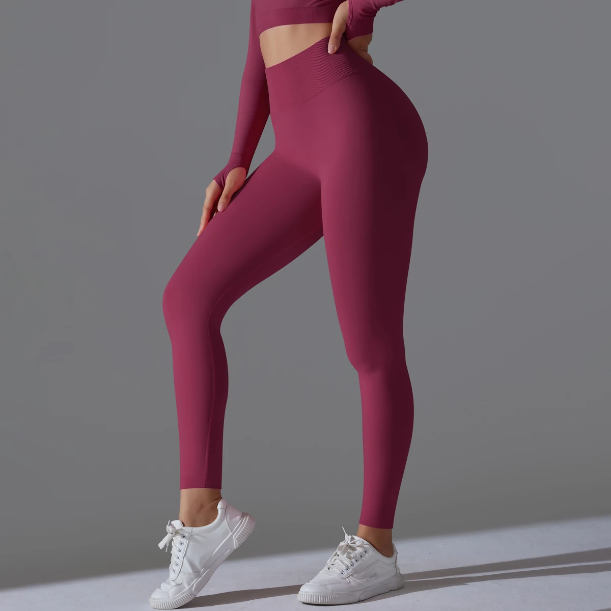 Custom Logo Womens Sports Clothing Scrunch Butt Workout Legging High Waist Gym Fitness Pants Seamless Yoga Leggings for Women