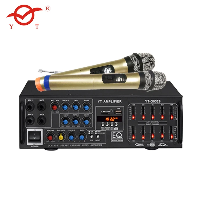 

professional audio amplifier mixing amplifier home theater system wireless microphone