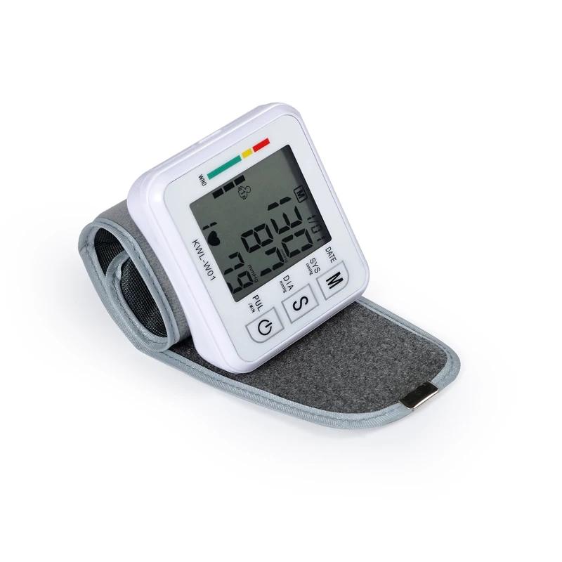 
Voice broadcast one-key accurate blood pressure measurement wrist type automatic electronic sphygmomanometer 