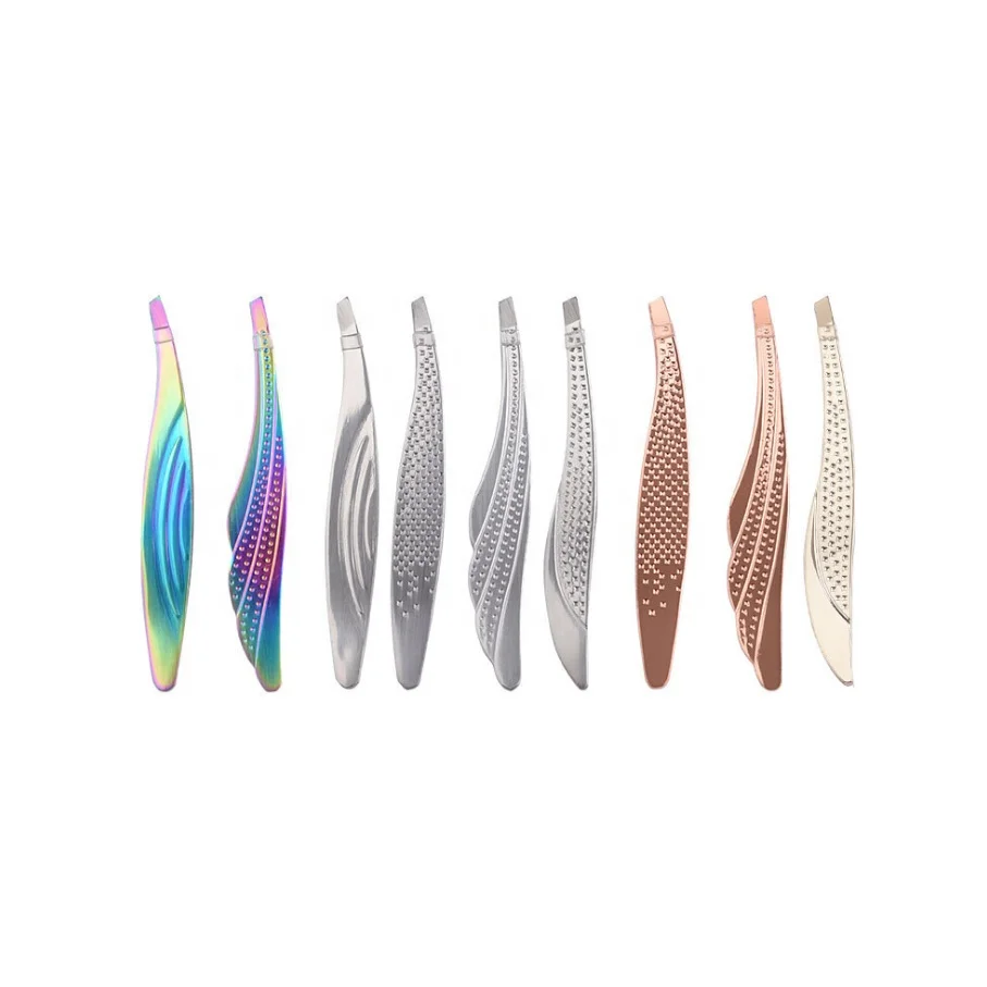 

Independent packagers various quality and styles wholesale eyelash tweezers with custom label extend eyelashes eyebrow tweezers, Multicolor