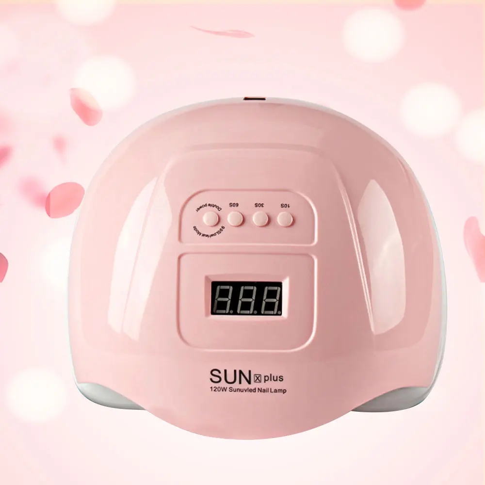 

2021 New Smart Sensor Nail Dryer Nail Art Lamp Phototherapy Machine 120W Lampe UV Ongle Nail Polish Gel Fast Drying Equipments