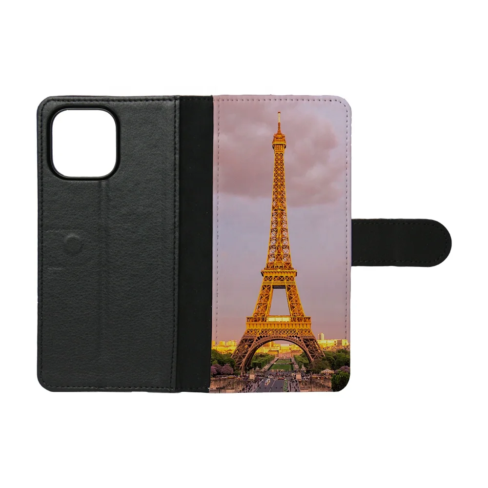 

Prosub New Sublimation Phone Wallet Blank Flip Leather Phone Case Sublimation For Iphone 13 Pro Max Case