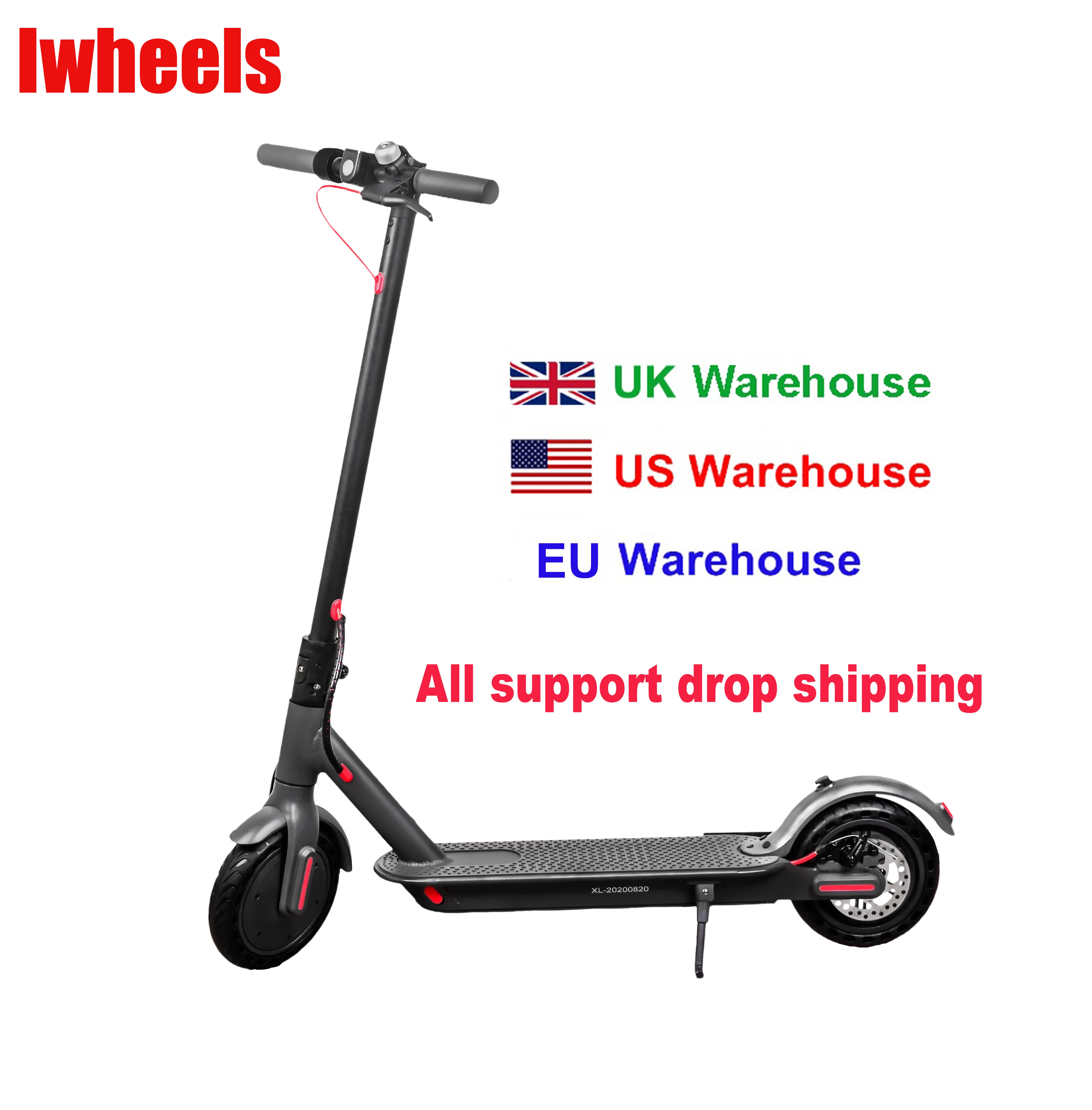 

EU US UK Warehouse M365 Pro 7.8AH 8.5 Inch Two Wheel Kick Electric Scooter for Adult E-scooter, Black white