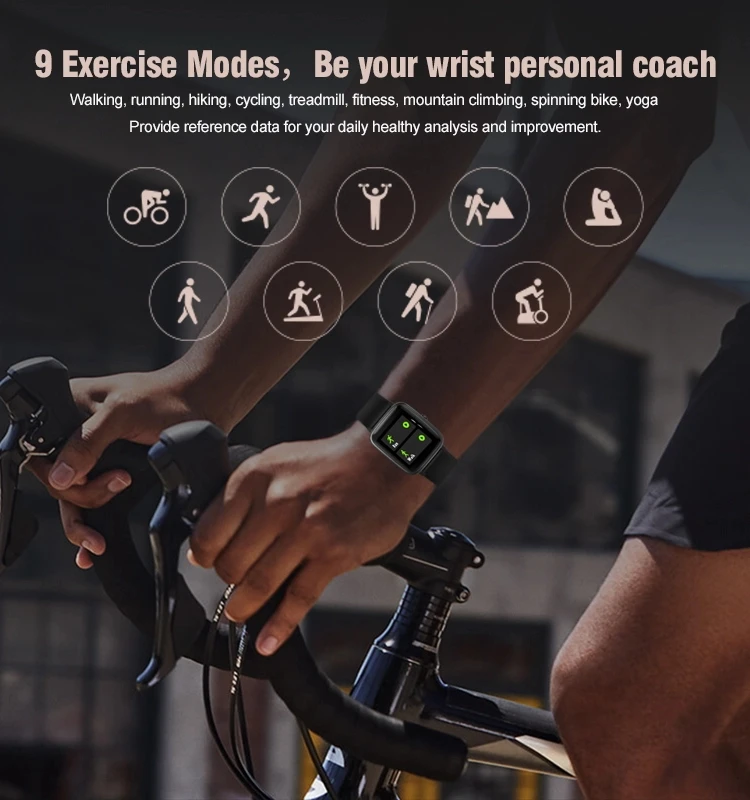 Smart Watch 2019 Id205l Sports Watches Ip68 Waterproof Wristband Heart