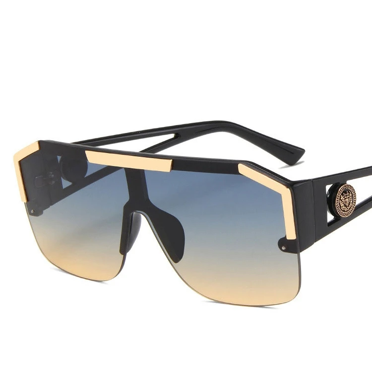 

Hot Selling One-piece Big Frame Sports Sun Glasses Oversized Men Women Fashion Sunglasses