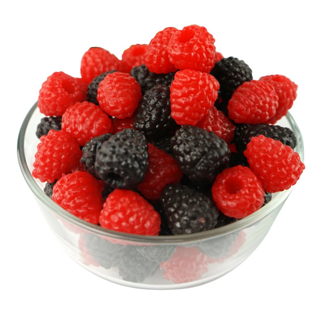 2021 Hot Sale Soft Simulation Fruit Berry Grape Kiwifruit Shape Craft for Photography Props Doll House Food Play