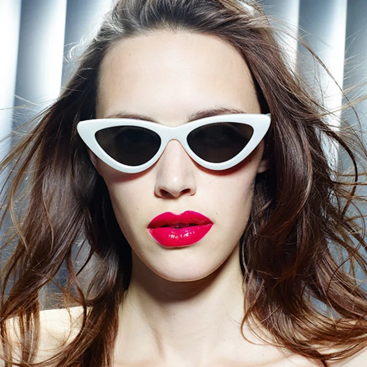 

Fashion retro cat eye European and American fashion cat eye sunshade sunglasses, Picture shows