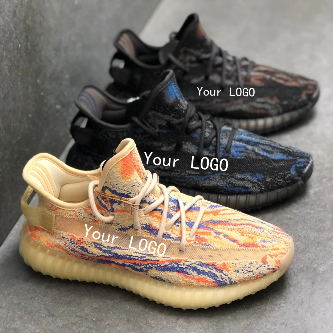

Top Selling Stock X Yezzy Sneakers Light Weight Fly Knit Mesh 350 V2 Shoes Tennis Own Logo Mx Oat