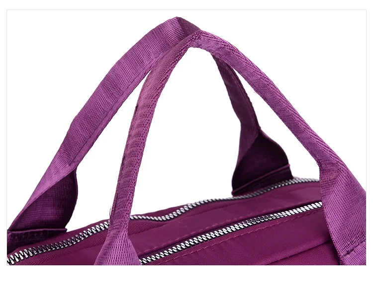 2021 Fashion Quilted Nylon Fabric Bag For Ladies Cross Wide Shoulder