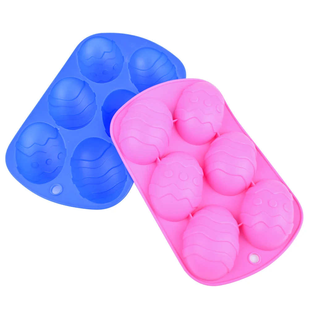 

Easter Egg Shaped Cheap Cooking Supplies Silicone Cake Baking Molds Trays For Chocolate Candies