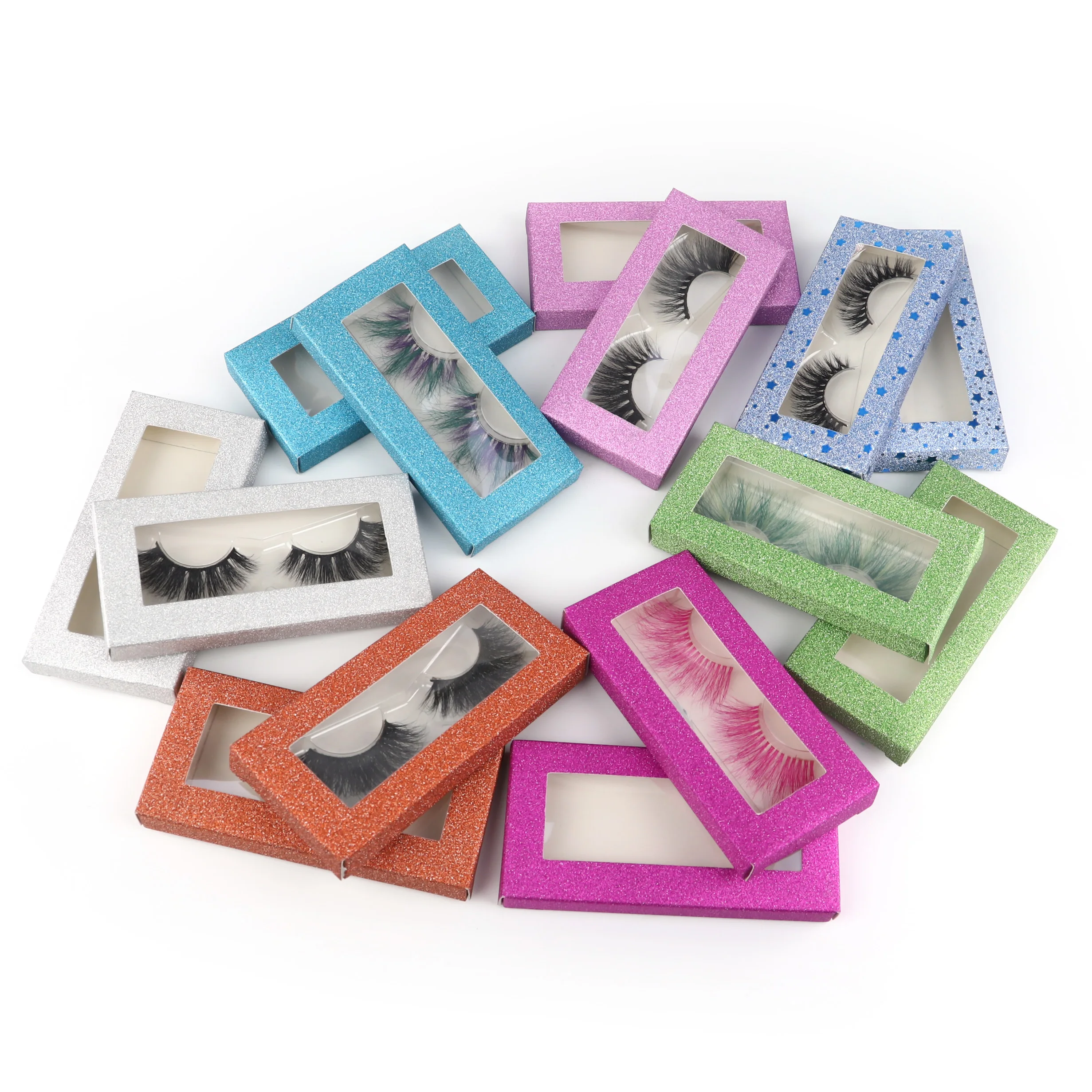 

Top Quality Wholesale Vendor Private Label Packaging 3D Mink Lashes, Natural black