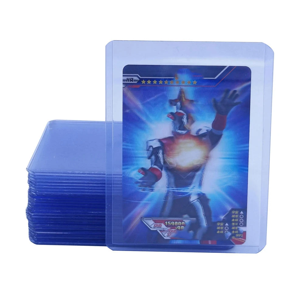 

Wholesale ultra toploader 3*4 inch 35pt plastic clear PVC top loader card holder for Sports Trading Card Display and Protective