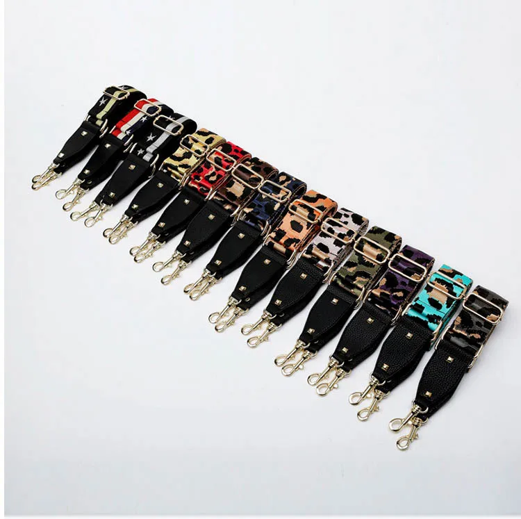 

Wholesale National Colorful Long Shoulder Strap Crossbody Bag Adjustable Strap For Handbag, Customized
