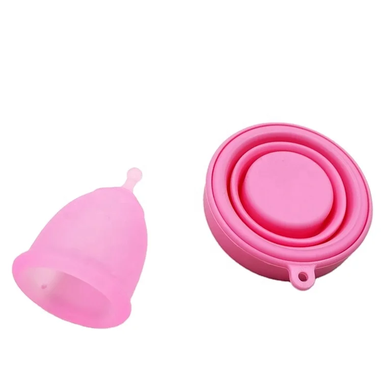 

10 Hours No Spill-Pad and Tampon Alternative Medical Grade Silicone paper bag with handle menstrual cup organic cup menstrual
