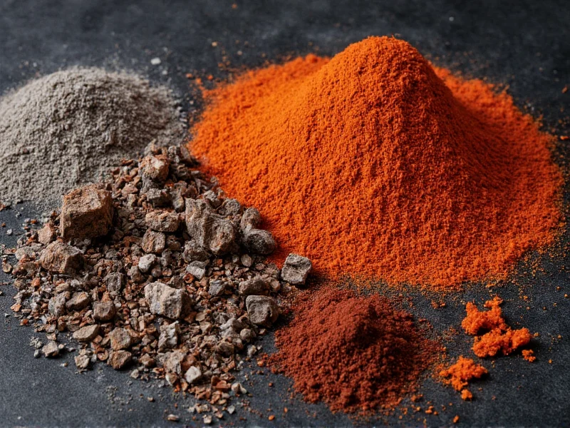 Volcano materials laid out on table