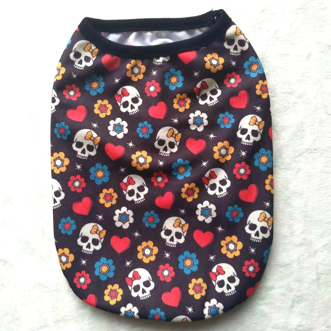 

Hot Sell Dog Clothes Halloween Pet Puppy Small Dog Cat Ghost Costumes Vest T-Shirt Apparel for Dogs