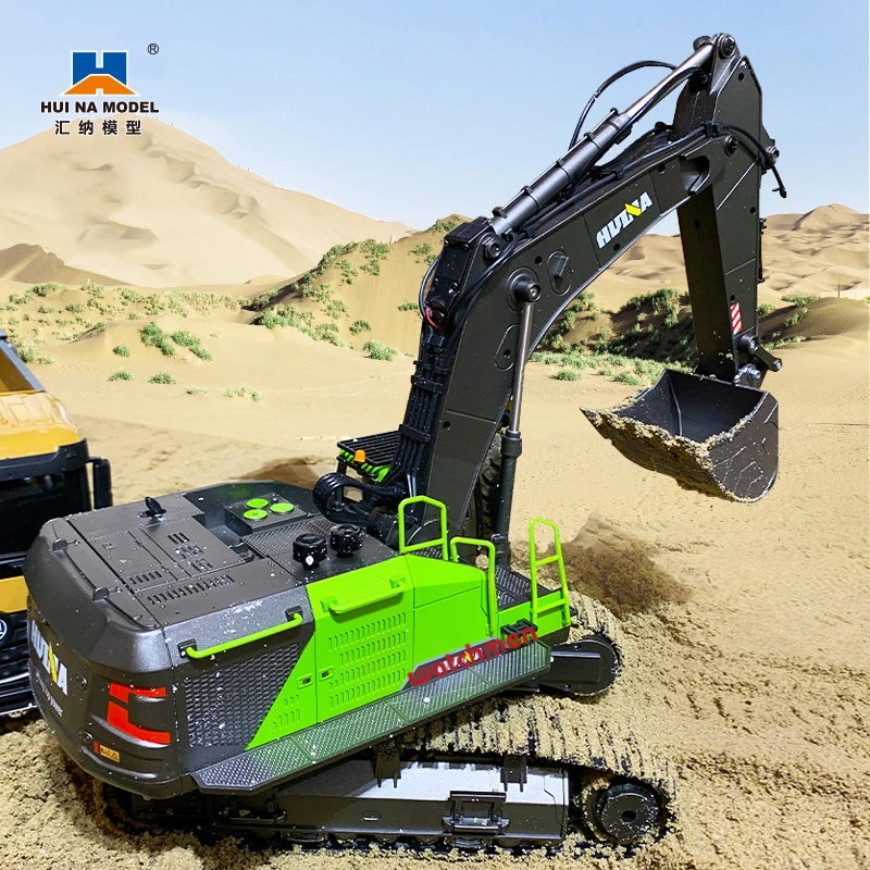 2020 Brand New Huina 1593 1/14 scale 22 Channels 2.4GHz Alloy RC Excavator Toys