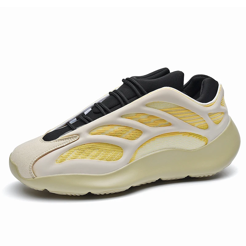 

High-quality hot-selling brand sneakers yeezy couple reflective running shoes men