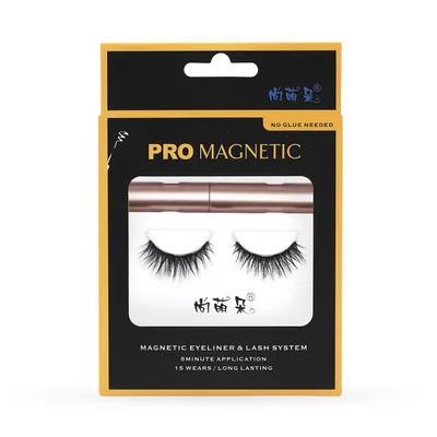 

QUEENA Magnetic eyeliner liquid eyelashes hot style magnet false eyelashes set 3D magnetic false eyelashes