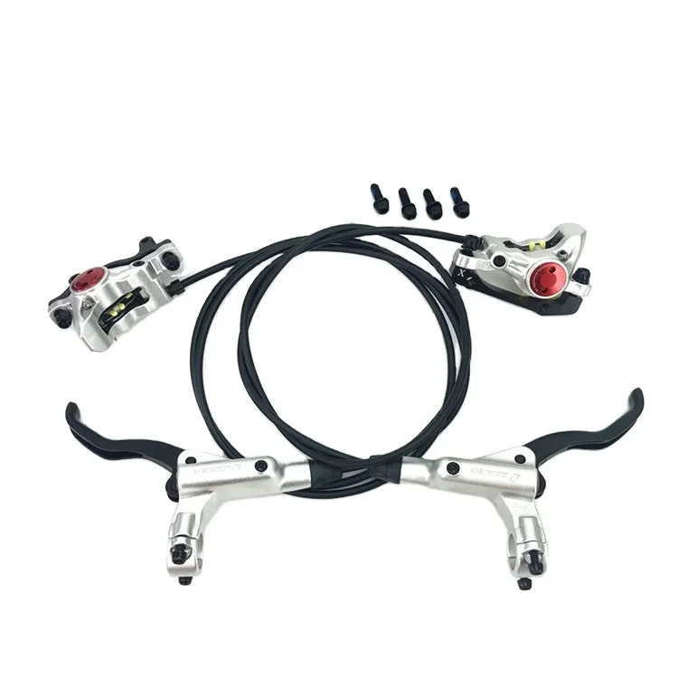 

ZOOM HB-875 hydraulic bicycle disc brake for MTB mountain bike bike brake kit, Black/red/purple/silver/gold/blue