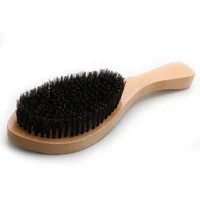 

High Quality Top Selling New Style 100% Boar Bristle Men Wood Beard Brush