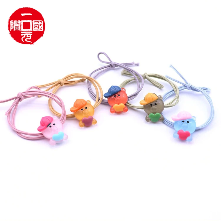 

One dollar New Korean version of ins simple and versatile hollow out rubber band hair ring head rope hair rope hair accessories