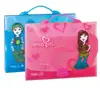2019 Hello Partner Patent design clear plastic portfolio Buckle closure high capacity plastic portfolio bag
