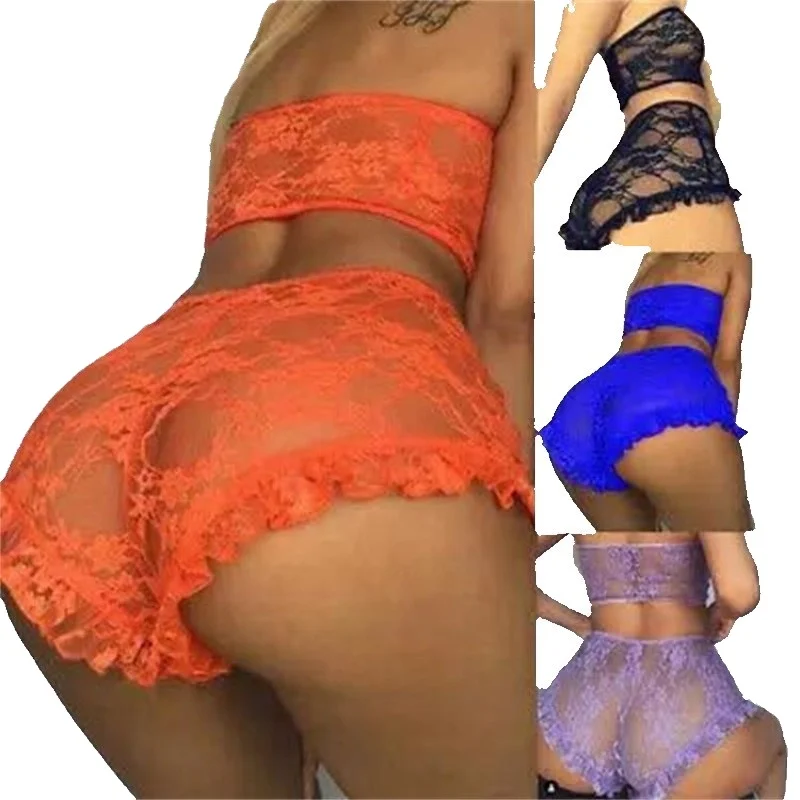 

Wholesale Women Transparent Sheer Mesh Lace Cupped Sexy underwear Lingerie