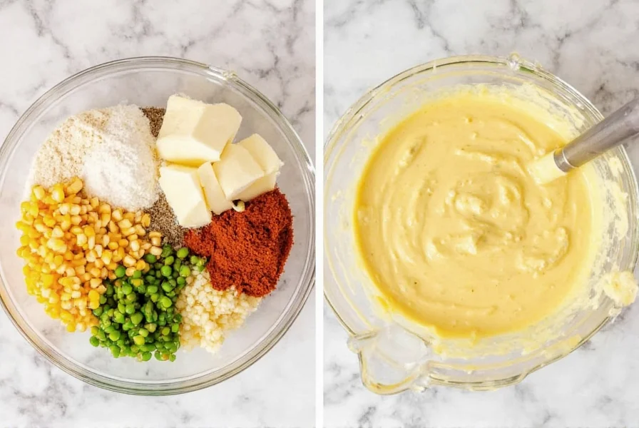 Homemade pepper mayo preparation showing ingredients and mixing process