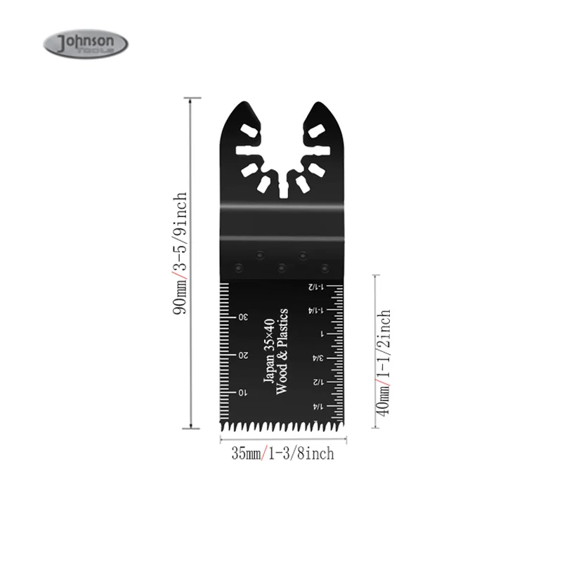 

Manufacturer 35x40mm HCS Japanese teeth extra long wood cutting oscillating multi power tool saw blades