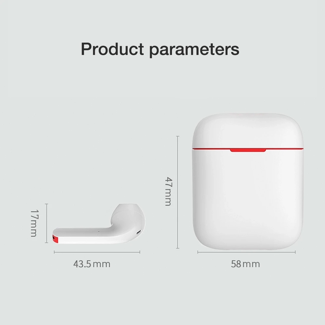 H20T Tws Bluetooth 5.0 Earphone for Iphone Xiaomi redmi honor H20T Noise Cancelling Earphone for Running Gym Sports Headset