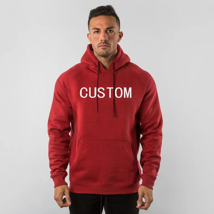 

Wholesale Sportswear Custom Fitness Gym Hoodie, Black