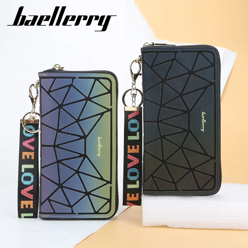 

2022 baellery ladies phone wallets for women with multiple card slots wrislet purse leather women long zipper wallet