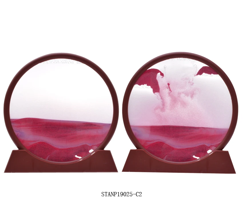 
Large Decorative Tabletop Moving Sand Art Dynamic Sand Picture Abstract Scenery Sand Image Hourglass Desktop Perfect Xmas Gift 