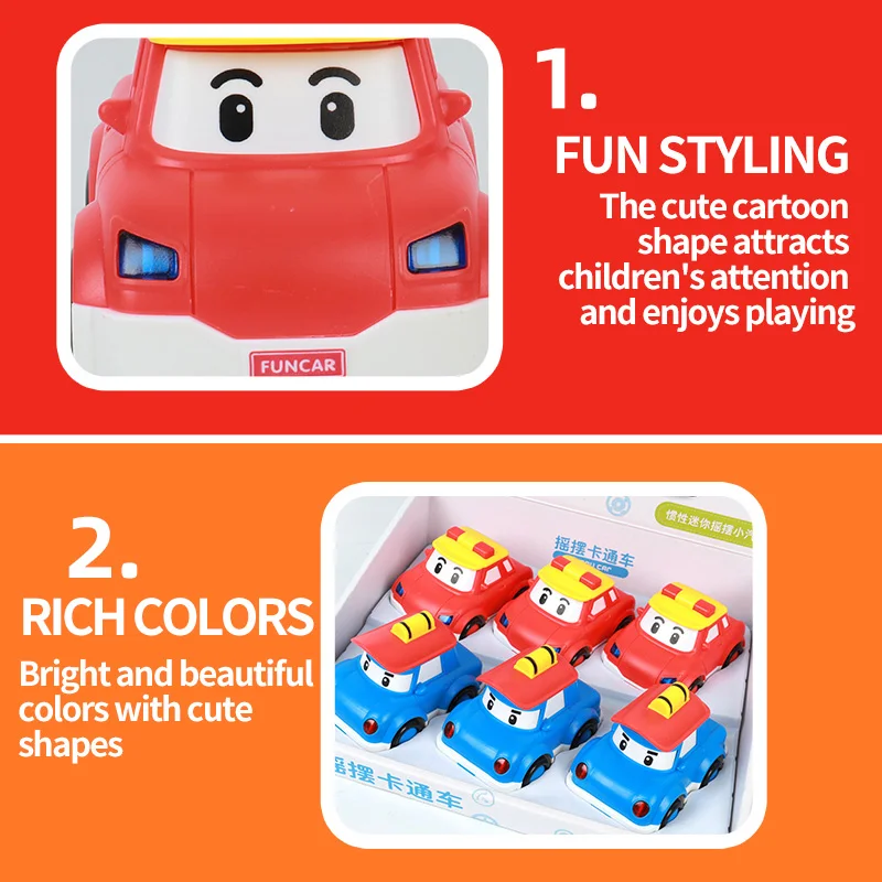 
2020 Mini Swing function car toy children engineering toy car model die-casting car toy set 