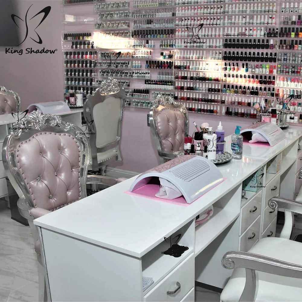 

Beauty nail bar pedicure manicure station salon furniture mesa desks nail table, Variours color avilable