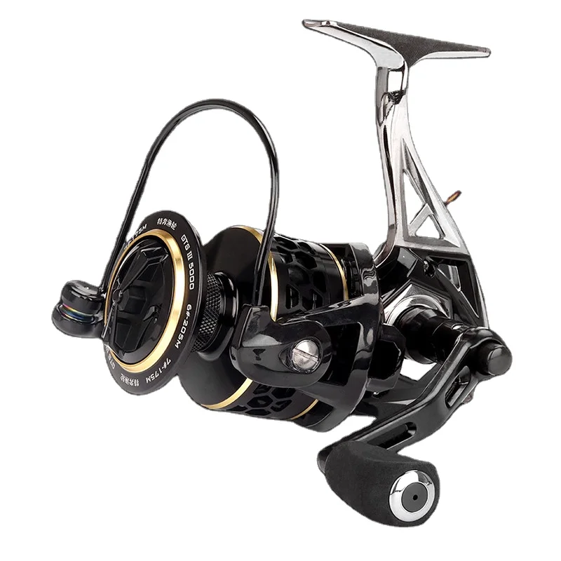 Strong Metal Frame Fishing Reel with Durable & Corrosion Resistant Stainless Steel Bearings Spinning Saltwater Fishing Reels