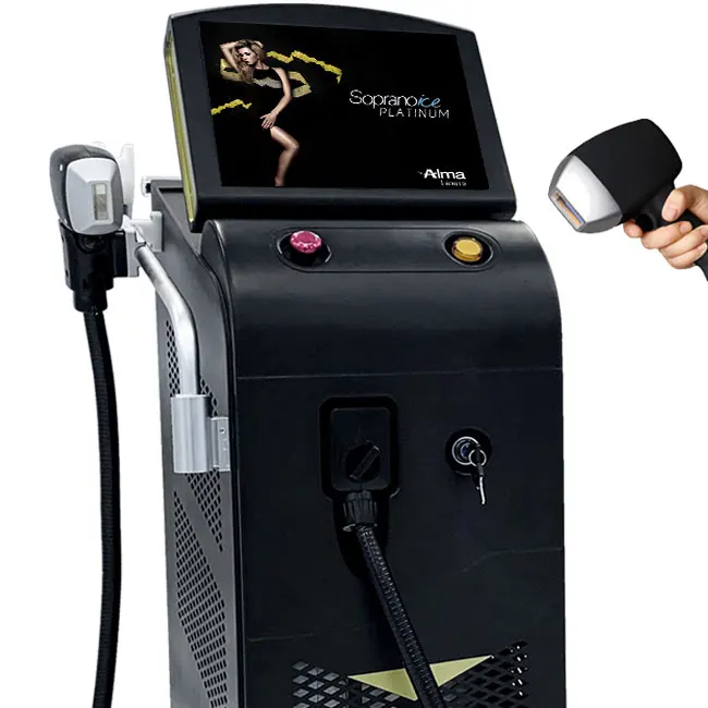 

Big Power 1200w laser soprano diode laser 755 808 1064 hair removal machine alma soprano ice platinum